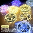 thumbnail image 2 of Thoughtaidea LED Copper Wire Firecracker Light String, Cluster Twinkle Lights for Christmas Tree, Cluster Fairy Lights, Holiday Decoration Atmosphere Lights (Colorful, 9.84ft-100 Lights-Battery Box), 2 of 7