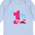 thumbnail image 4 of Inktastic 1st Birthday Pilot Airplane Girls Long Sleeve Baby Bodysuit, 4 of 5