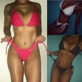 thumbnail image 4 of Women Push-up Bra Bandage Bikini Set Swimsuit Triangle Swimwear Bathing Suit, 4 of 5