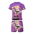 thumbnail image 6 of My Hero Academia Himiko Toga Boys 2-Piece Swimsuit Set Bathing Suit Short Sleeve Swimwear Sets with Swim Trunk 7-9Y(120cm), 6 of 7