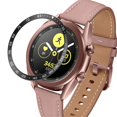 thumbnail image 1 of Anillo de reloj de metal compatible con Samsung Galaxy Watch3 45 mm, protección contra rayones Caja de metal estilo E, 1 of 4