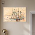 thumbnail image 3 of St Tropez 1906 Canvas Coastal Classic Art by Art Remedy, White Frame, 45" x 30", 3 of 7