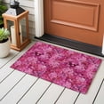 thumbnail image 4 of Pink Cherry Blossom Entryway Rug 2'x3'&nbsp; Non Slip Front Door Mats, Spring Flowers Modern Abstract Art Entrance Rugs Indoor Outdoor Carpet, Washable Floor Mats Small Area Rug for Bedroom Kitchen, 4 of 8