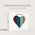 thumbnail image 6 of Comfy Cubs Muslin Swaddle Blankets - Neutral Receiving Blanket, Wrap for Boys & Girls (Wine, Neptune, Fern, Caramel), 6 of 6