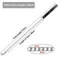 thumbnail image 2 of Metal Chain Leash With Padded Handle | 118cm Dog Chain | Durable Pet Leash, 2 of 5