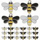 thumbnail image 2 of Alloy Bee Pendant Charms for Jewelry Making 20Pcs Assorted Color Pendants, 2 of 5