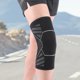 thumbnail image 2 of Rodilleras para al aire libre Elástica Absorción impactos Transpirable Montañismo Fitness Baloncesto Rodilleras protectoras (AB031-Negro Individual XL), 2 of 9