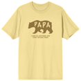 thumbnail image 1 of Papa Bear Yellow T-Shirt, 1 of 2