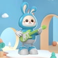 thumbnail image 2 of Peggybuy Plastic Rabbit Toys Best Gift Robotic Animal Set with Light Music for Boys Girls, 2 of 9