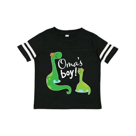 

Inktastic Omas Boy Grandson Dinosaur Gift Toddler Boy Girl T-Shirt
