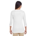 thumbnail image 4 of Devon & Jones Ladies' Perfect Fitâ„¢ Y-Placket Convertible Sleeve Knit Top - DP186W, 4 of 4
