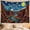 A, variant on XaaKee Tapestry Wall Hanging, Post-Impressionism Desert Mesa Night Landscape Tapestry For Bedroom, High-Quality Polyester Large Tapestry, Living Room Bedroom Decor, 60x40Inch