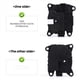 thumbnail image 4 of 277323JC1A Air Conditioning Heater Blend Door Actuator For Nissan, 4 of 5