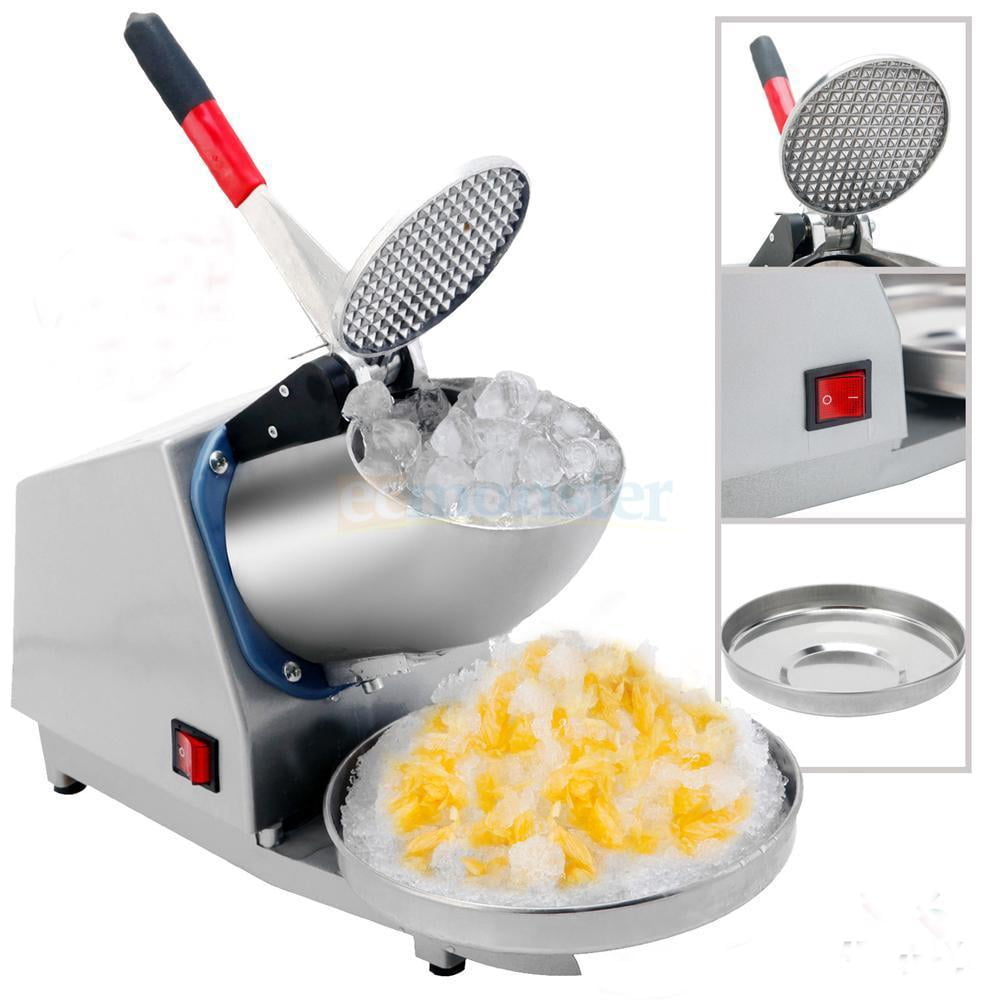 Zimtown 200w Ice Shaver Machine Electric Snow Cone Maker Shaving Crusher Party 143lb Silver