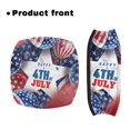 thumbnail image 2 of HELLHERO Independence Day Set of 2 Rollator Seat Back Cover with Stretchable Material Comfortable, Breathable Fabric Rollator Walker Seat and Backrest Covers for Outdoor Streets, 2 of 9