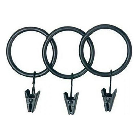 Keeney Manufacturing KN85204 Clips pour anneaux de rideaux Burnish 1.25 in. -