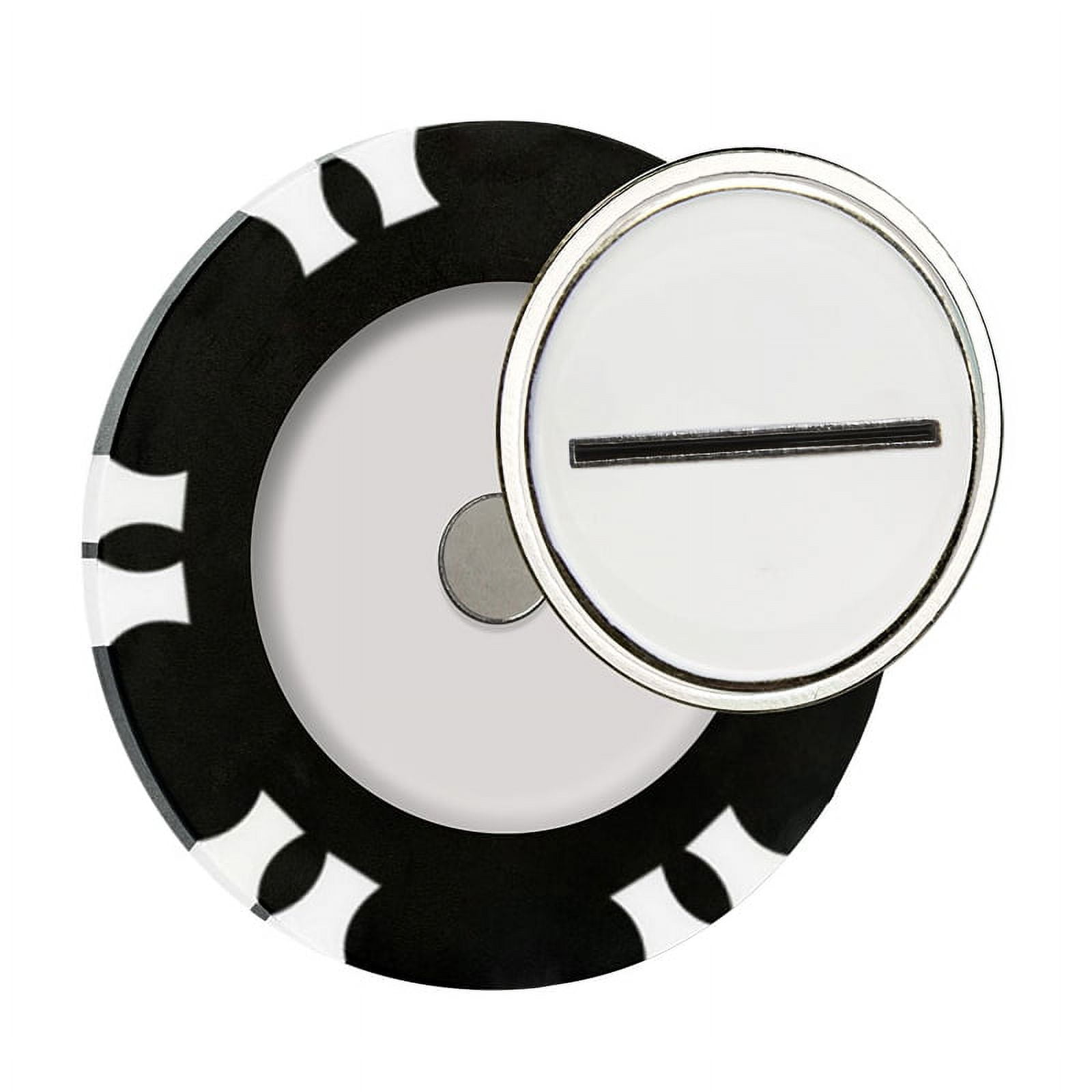 2 pack Athletic Works Golf DualMark Poker Chip Ball Marke