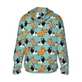 thumbnail image 3 of Kdxio Cute French Bulldog Print Women Men Sun Protection UPF 50+ Jackets Zip Up Long Sleeve Hoodie Hiking Lightweight with Pockets, 3 of 8