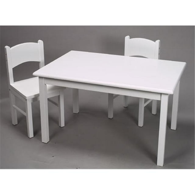 Giftmark 1406W Childrens Table & Chair Set White