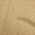 thumbnail image 1 of oneOone Georgette Viscose Yellow Fabric Toile Quilting Supplies Print Sewing Fabric By The Yard 42 Inch Wide, 1 of 4