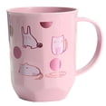 thumbnail image 1 of Tazas para cepillos de dientes, vaso de baño irrompible, patrón de gatos de dibujos animados lindo, 1 of 5