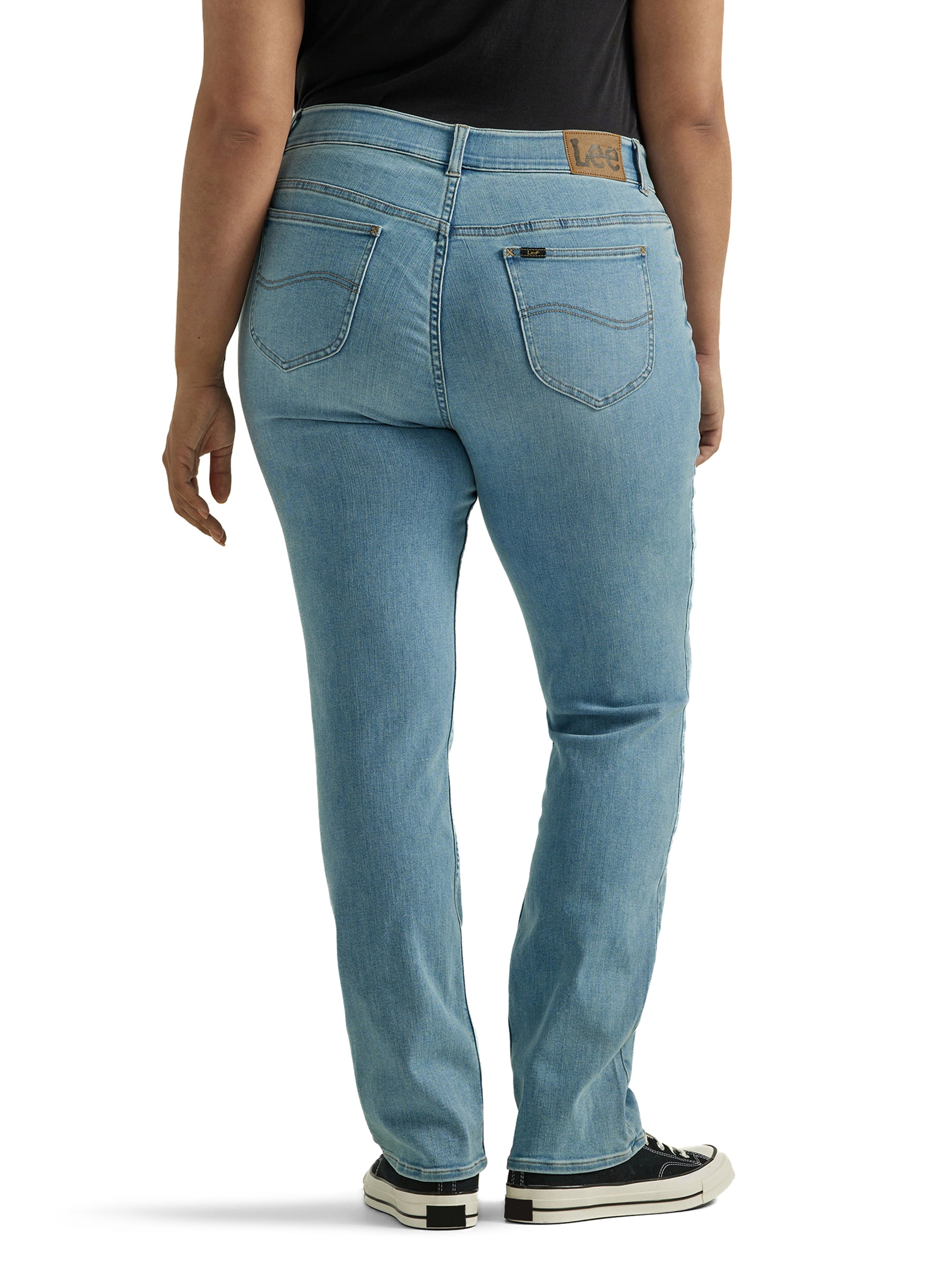 Lee® Women's Plus Ultra Lux Comfort with Flex Motion Straight Leg Jean