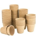 thumbnail image 2 of 50Pc Seed Starting Pots with Drainage Holes Round Nursery Pot, Small Seed Starting Starter Tray Bulk, Herb Seed Starter Pots Kits Garden Germination Nursery Pot Walmart Pallets, 2 of 4