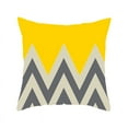 thumbnail image 2 of Home Geometric Stripes Digital Printing Imitation Hemp Pillow Car Waist Pillow Living Room Sofa Cushion Pillow Case, 2 of 6