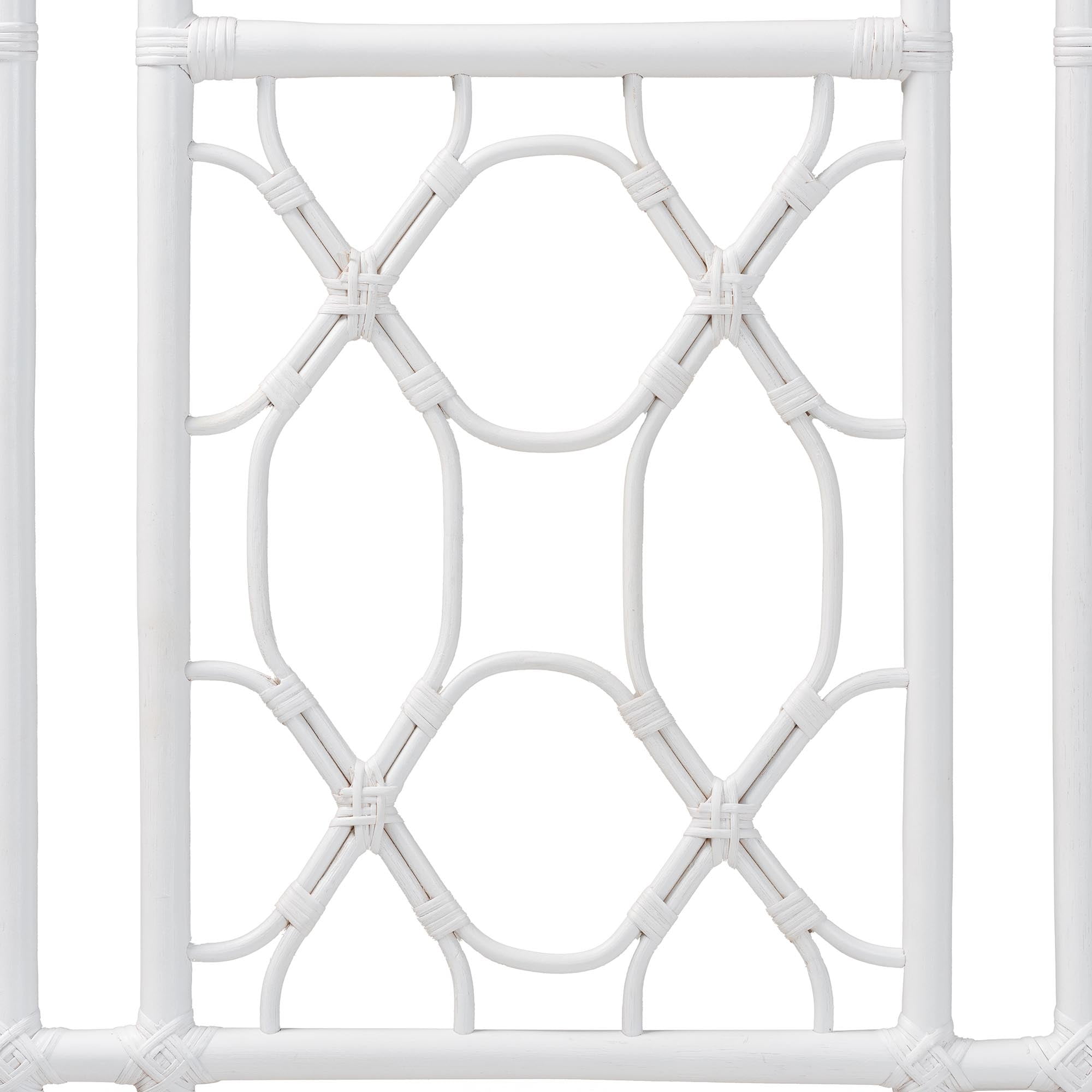 bali & pari Sampson Boho Standalone Headboard, Queen, White