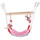 thumbnail image 1 of Parrot Swing Bed, Parrot Climbing Toy, Hanging Decor Swing Ladder Colorful Birds Para Mascotas Pequeñas, 1 of 8