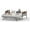 Brown, variant on QinaQin Metal Sleeper Sofa with Trundle,Platform Bed Frame with Heavy-Duty Steel Slats and Stylish Headboard,Convertible Sofa Bed for Living Room,Bedroom,White Tube + White Board