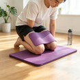 thumbnail image 5 of Yoga Mat Non‑Slip Textured Surface Exercise Pad, Shock‑Absorbing Comfort Mat for Home Gym Fitness Pilates Training (Purple), 5 of 5