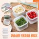 thumbnail image 1 of onlyliua Ofertas Del Día Por Tiempo Limitado Caja Hermética de Plástico para Almacenar Jengibre, Ajo y Frutas para El Hogar., 1 of 2