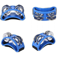 thumbnail image 5 of Pandereta para percusión de guitarra con campanas de Metal para instrumento de accesorios de batería (azul), 5 of 5
