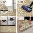 thumbnail image 6 of Bedliving 2' x 3' Washable Small Area Rug, Beige Vintage Floral Low Pile Accent Mat for Entryway Bedside, 6 of 7
