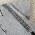 thumbnail image 6 of NZRVAWS Toddler Baby Boys Outfits Set 4 Years Baby Boys Round Neck Short Sleeve T-Shirt and Plaid Shorts Baby Boys Summer Clothes 5 Years, 6 of 8