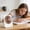 Brown-BW, variant on MMJ Desktop Mini Fan AAA Battery Operated Quiet Portable Table Small for Office Home Student