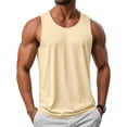 thumbnail image 3 of Workout Tank Tops for Men Quick Dry UPF 50+ Summer Sun Sleeveless Shirts for Running Swim Gym Beach Complexion S, 3 of 9
