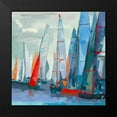 thumbnail image 2 of Mauviel, Laurence 20x20 Black Modern Framed Museum Art Print Titled - Barcolana, 2 of 5