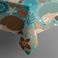 thumbnail image 4 of Cute Green Hedgehog with Pioneer Flower Rectangle Tablecloth 60"x120",Waterproof Polyester Rectangle Table Cloth, Wipeable Spillproof Polyester Tablecloth for Dining, Camping, Indoor and Outdoor, 4 of 6