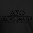 thumbnail image 3 of CafePress - Delta Sigma Phi Black Stacked Logo T Shirt - Mens Tri-blend T-Shirt, 3 of 4
