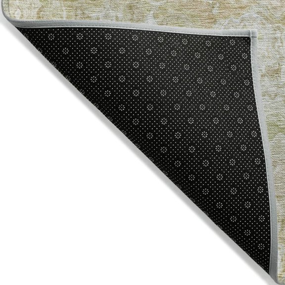 Addison Rugs Machine Washable Indoor/ Outdoor Chantille Abstract Modern Rug Beige - 1'8" x 2'6"