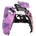 thumbnail image 2 of eXtremeRate Cosmic Purple Gold Marble Touchpad Front Housing Shell Replacement Cover for PS5 Controller BDM-010/020/030/040, 2 of 9