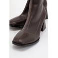 thumbnail image 3 of Plesa - Botas Café Obscuro de Tacón Cuadrado cafe 24 CM, 3 of 8