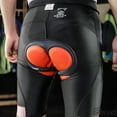 thumbnail image 3 of Men's Cycling Shorts With Gel Padding, Breathable Quick-Dry Bike Tights, Reflective Anti-Slip Padded Bicycle Shorts For Mountain Road Bike Riding, 3 of 19
