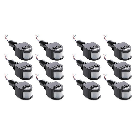 12x 12V Motion Sensor Pir Sensor Automatic Infrared Sensor Motion Detector Light Switch Outdoor Pir