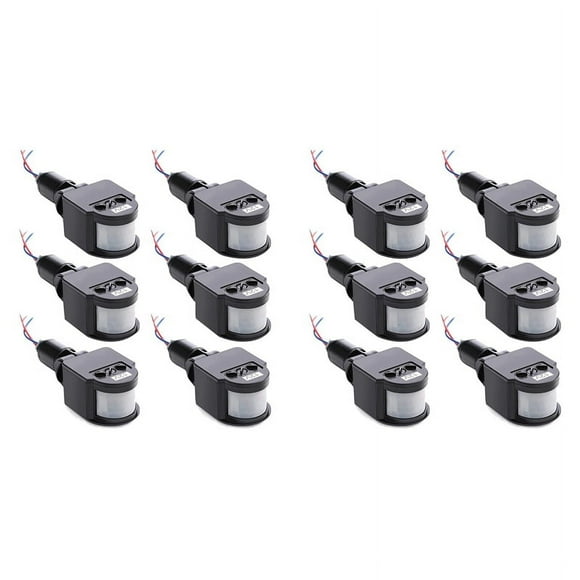 12x 12V Motion Sensor Pir Sensor Automatic Infrared Sensor Motion Detector Light Switch Outdoor Pir
