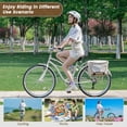thumbnail image 4 of MOONCOOL 24/26 Inch 7 Speed Beach Cruiser Bike for Adults, Retro Step-Through Comfort Bicycle with Soft Foam Saddle, V-Brakes, Rear Rack & Fenders – Classic Cruiser for Women and Men, 4 of 11