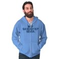 thumbnail image 5 of Me Sarcastic Never Humorous Attitude Zip Up Hoodie Men's Women's Brisco Brands X, 5 of 6