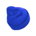 thumbnail image 2 of Top Headwear Men's Women's Solid Beanies - 2 Pack Winter Cap Knit Beanie Royal, 2 of 3